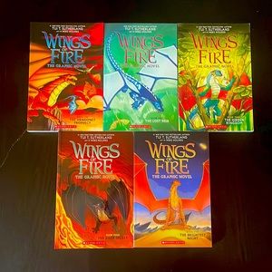 Wings of Fire graphic novels books 1-5